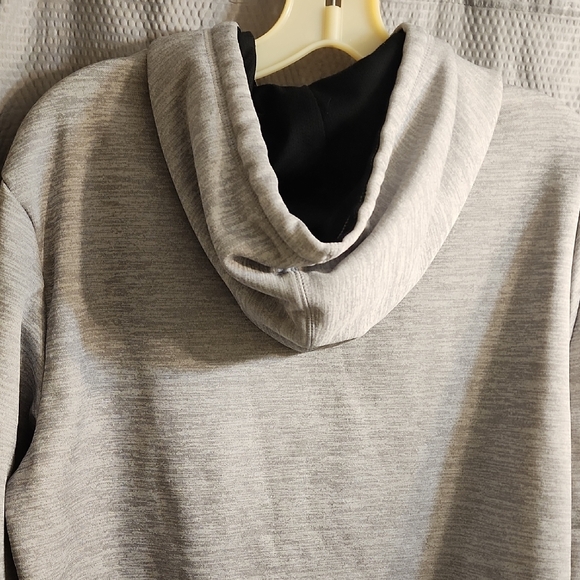 Reebok Light Gray Men's Hoodie - Picture 3 of 5